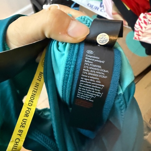 Nwt Crivit Teal Racerback Sports Bra - Picture 4 of 4